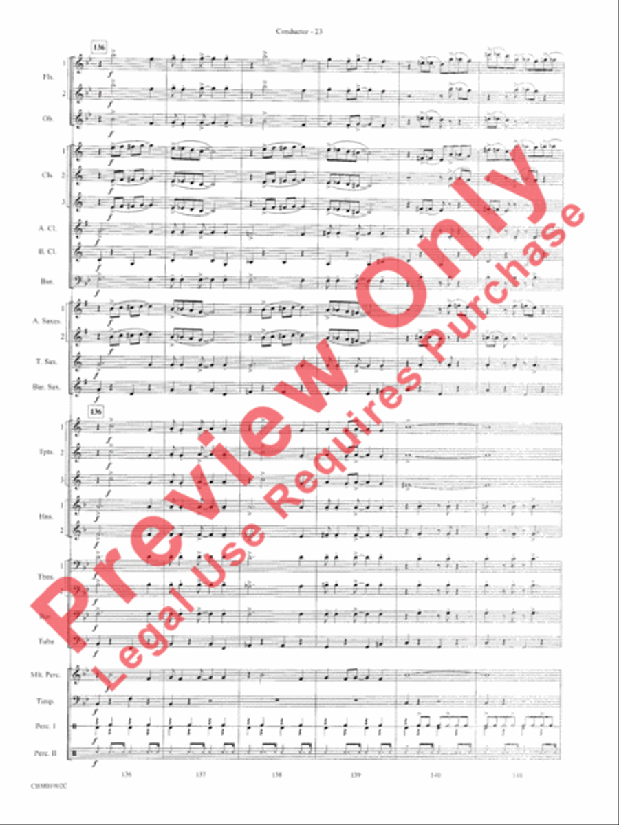 Chicago! (from the Musical Chicago!) Concert Band scores gallery preview page 26