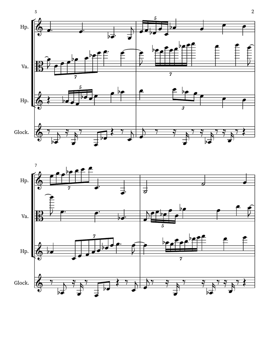 Children's Musing 31 Small Ensemble scores gallery preview page 2