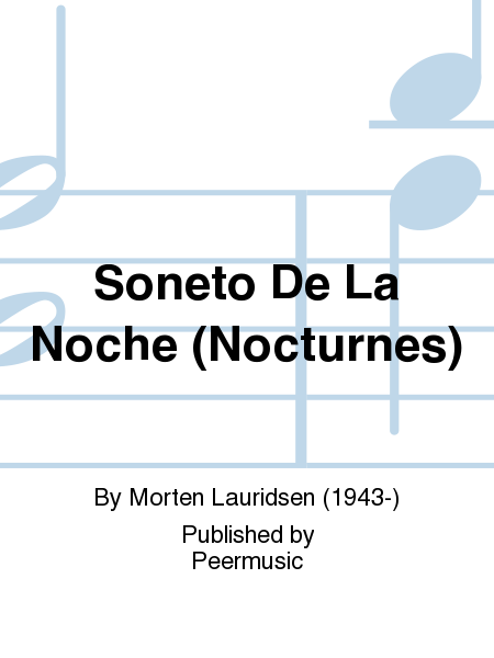 Soneto De La Noche (Nocturnes)
