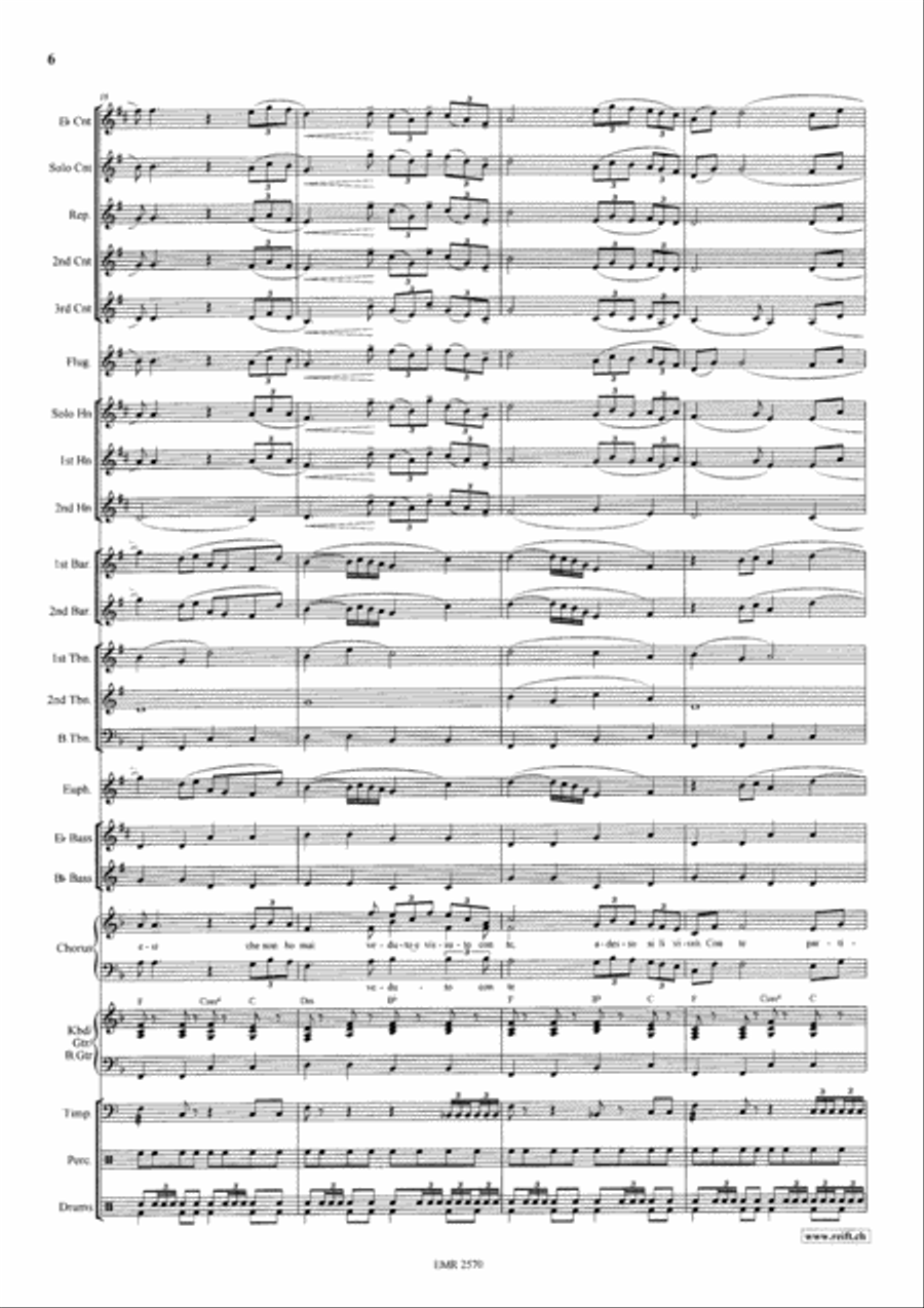 Time To Say Goodbye 4-Part scores gallery preview page 7
