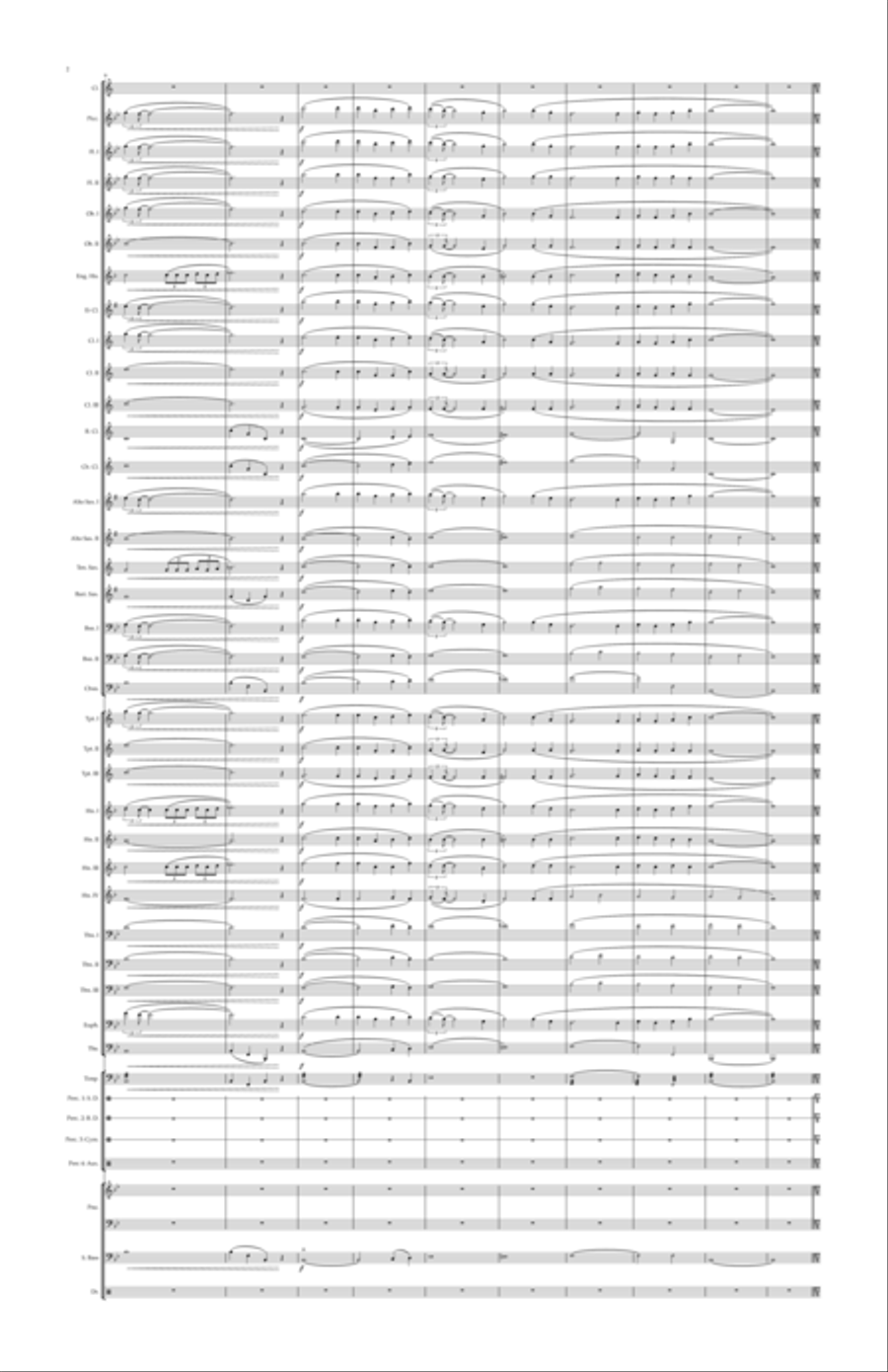 Just a Closer Walk with Thee Concert Band scores gallery preview page 2