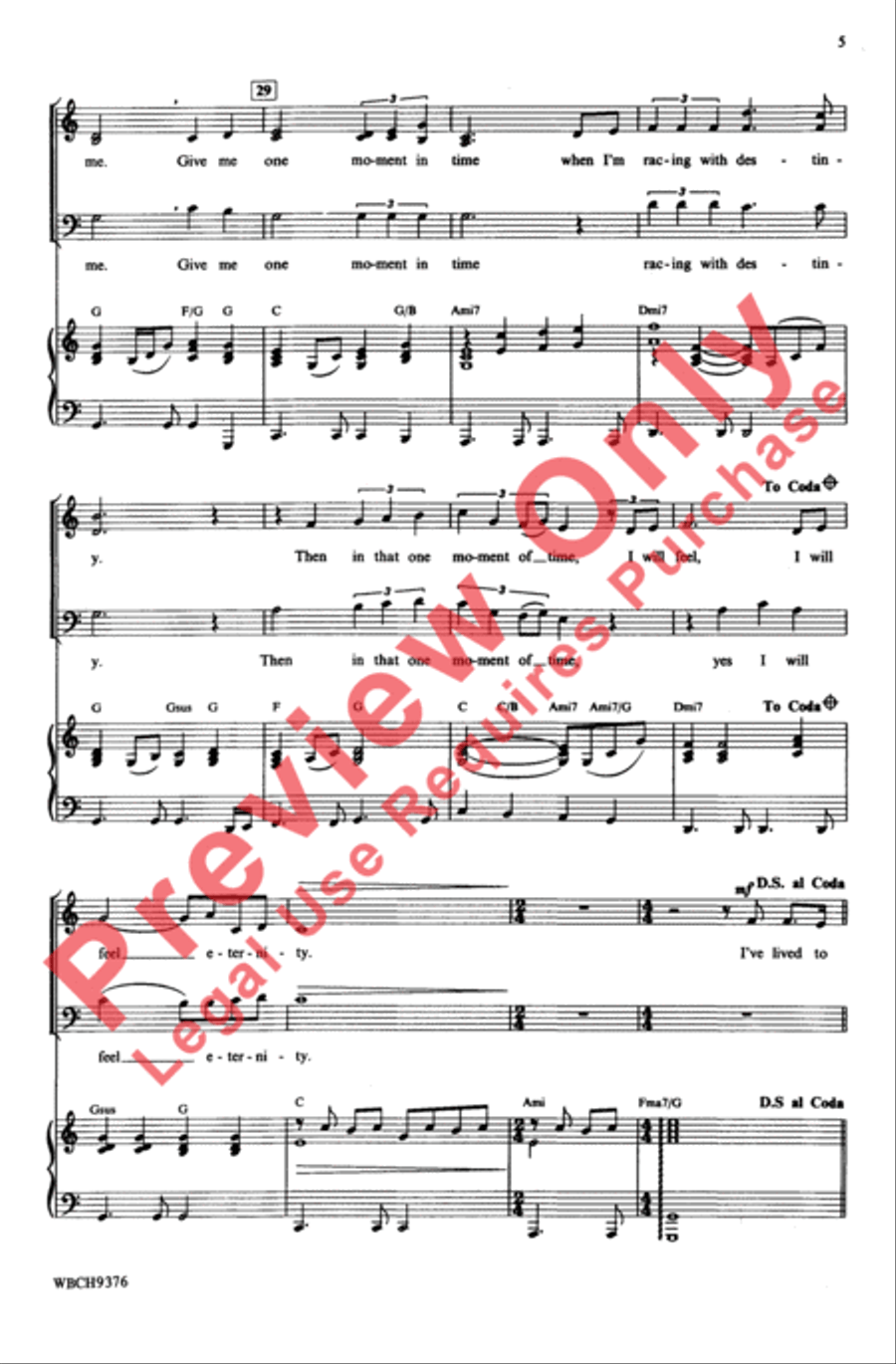 One Moment in Time One Moment in Time 3-Part scores gallery preview page 5