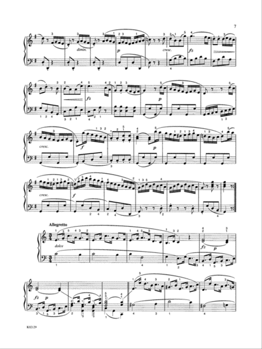 Clementi: Six Sonatinas, Op. 36, No. 2 Piano Solo scores gallery preview page 2