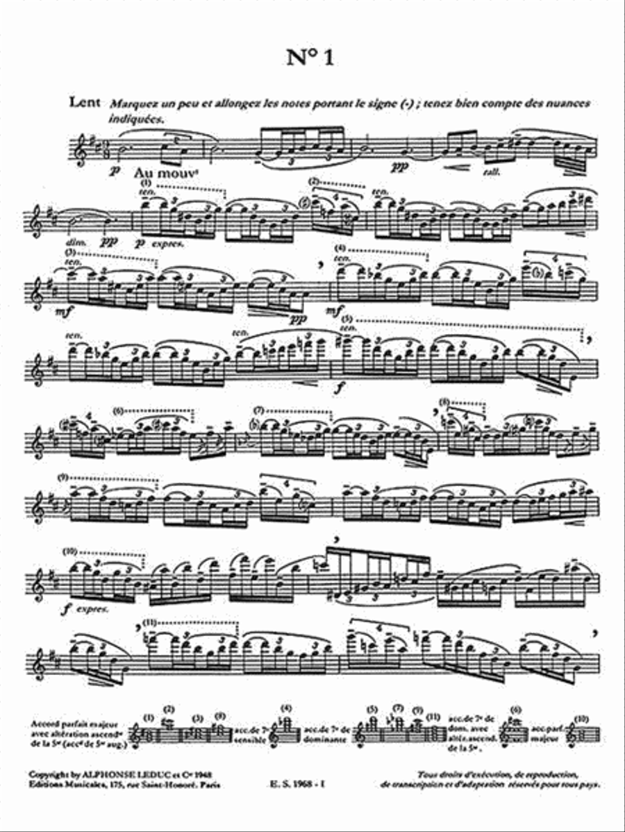 Etudes Modernes Pour Flute Flute Solo scores gallery preview page 3