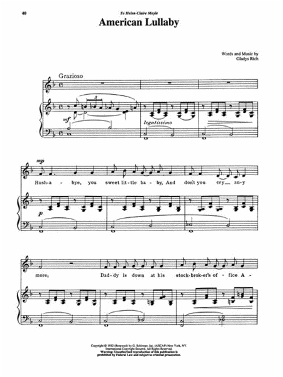 15 American Art Songs 15 American Art Songs High Voice scores gallery preview page 5