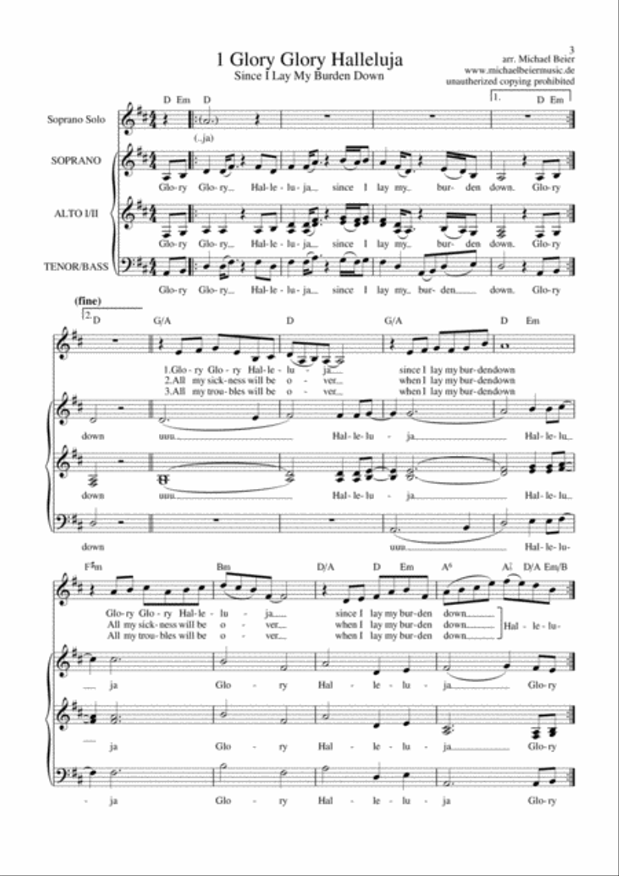 COOL MUSIC FOR COOL CHOIR - 22 Arrangements SATB Gospel Spiritual Traditional Christmas 4-Part scores gallery preview page 5