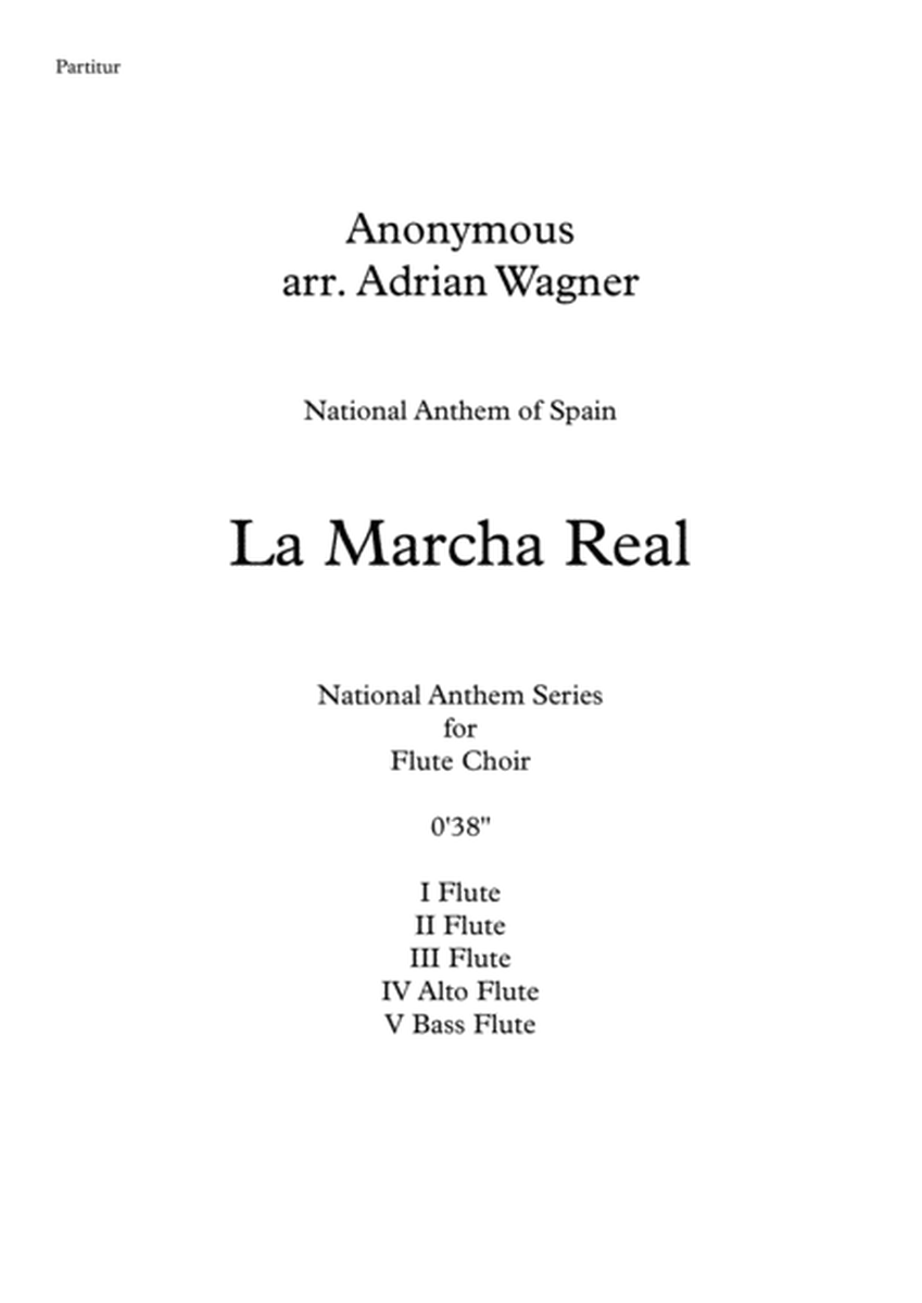 La Marcha Real (National Anthem of Spain) Flute Choir arr. Adrian Wagner image number null