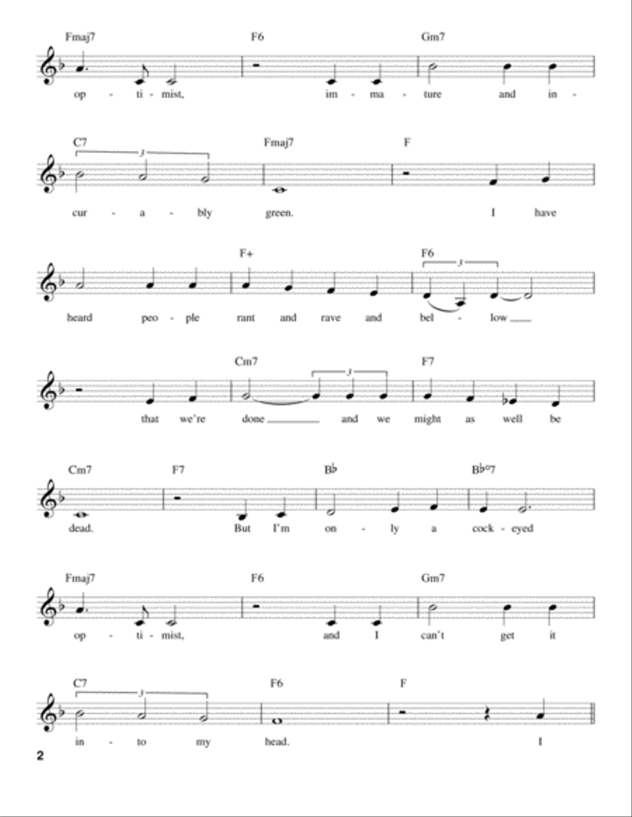 A Cockeyed Optimist Voice scores gallery preview page 2