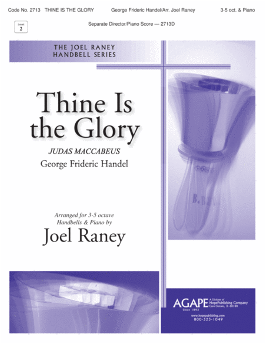 Thine Is the Glory Handbell Choir scores gallery preview page 2