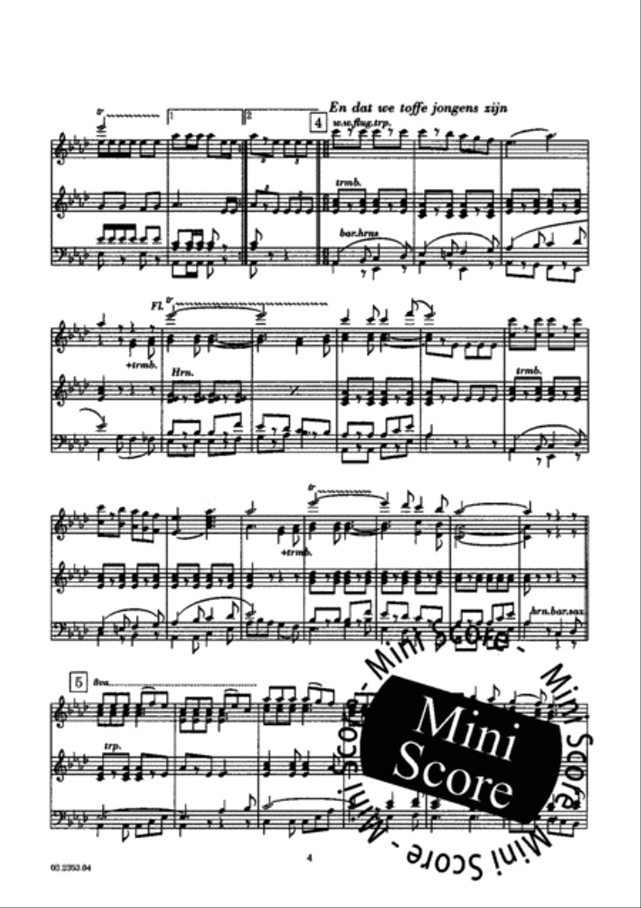 Potje Met Vet Concert Band scores gallery preview page 6