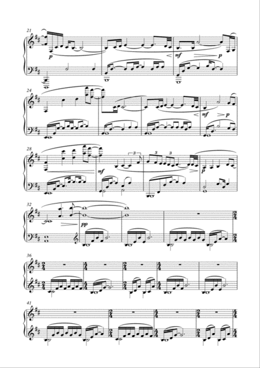 Úchta - Piano Solo Piano Solo scores gallery preview page 2