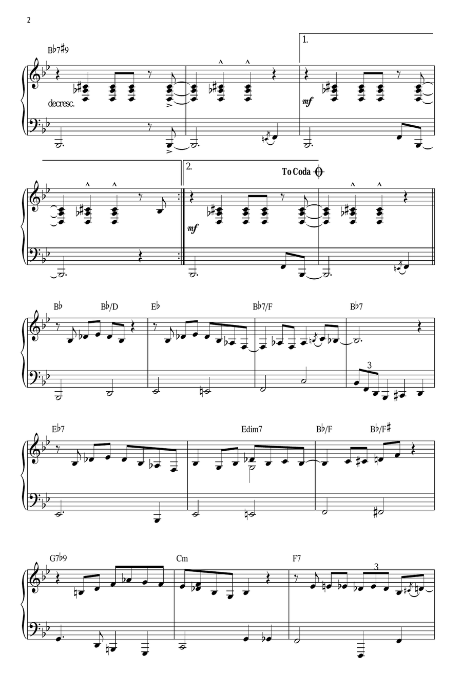 Ginger Bread Boy (arr. Brent Edstrom) Piano Solo scores gallery preview page 2