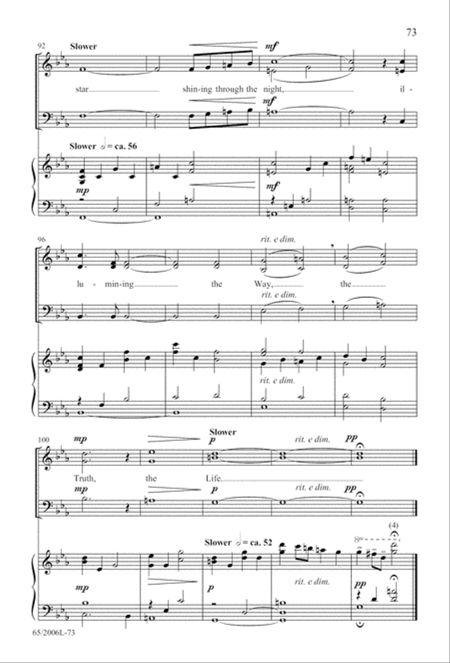 I Hear the Prophet Callin' 3-Part scores gallery preview page 74