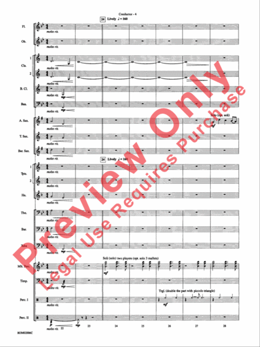 When Summer Takes Flight-cb Concert Band scores gallery preview page 7