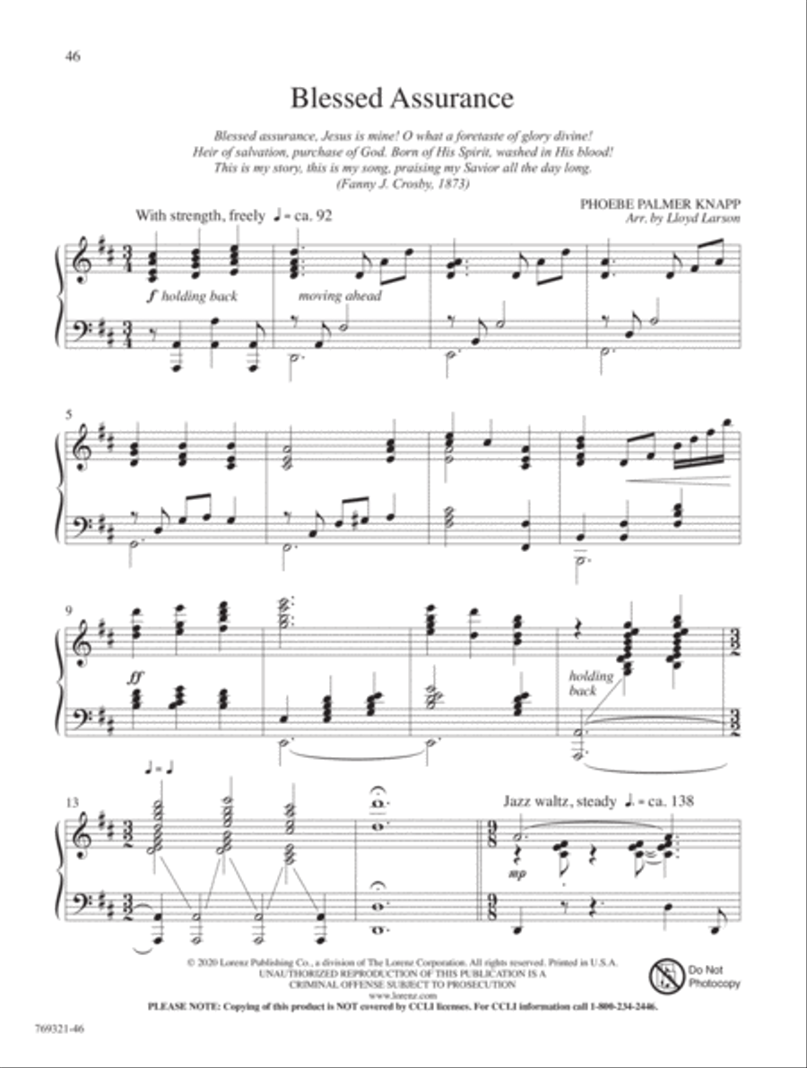 Ever in Joyful Song! Piano Solo scores gallery preview page 19