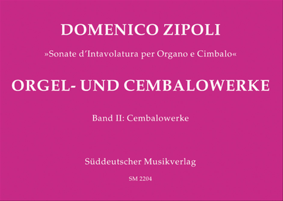 Orgel- und Cembalowerke, Band 2: Cembalowerke (1716)