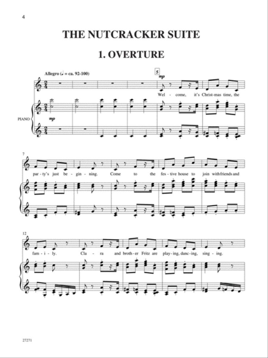 The Nutcracker Suite - CD Kit Choir scores gallery preview page 3