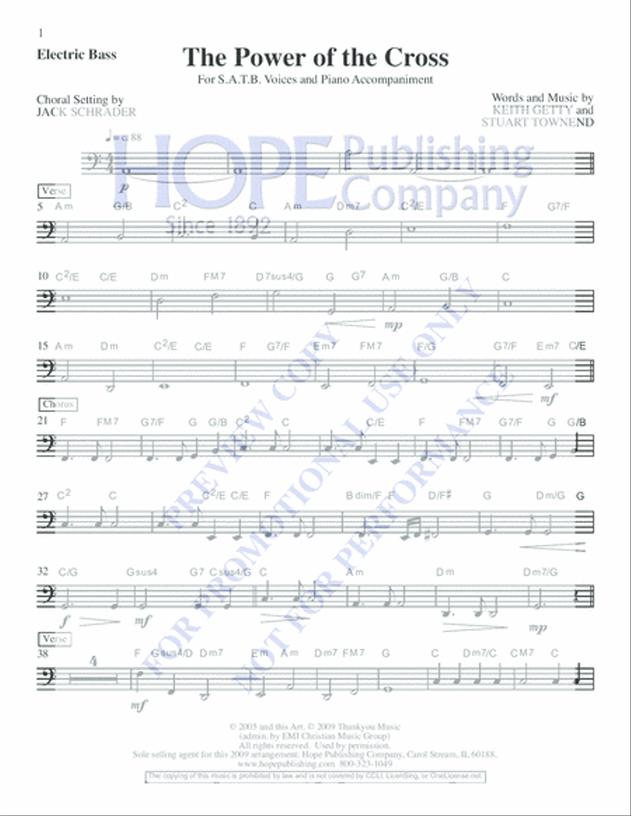 The Power of the Cross Choir scores gallery preview page 5