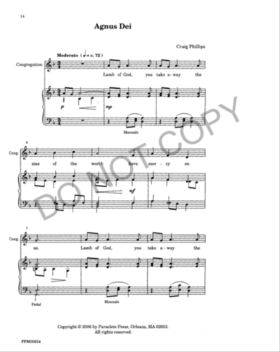 Festival Eucharist (Choral Score) 4-Part scores gallery preview page 15