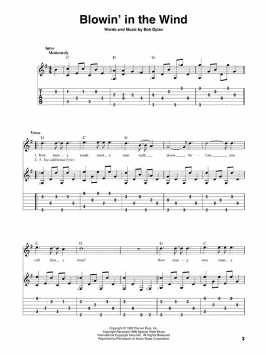 Fingerpicking Acoustic Fingerpicking Acoustic Acoustic Guitar scores gallery preview page 5