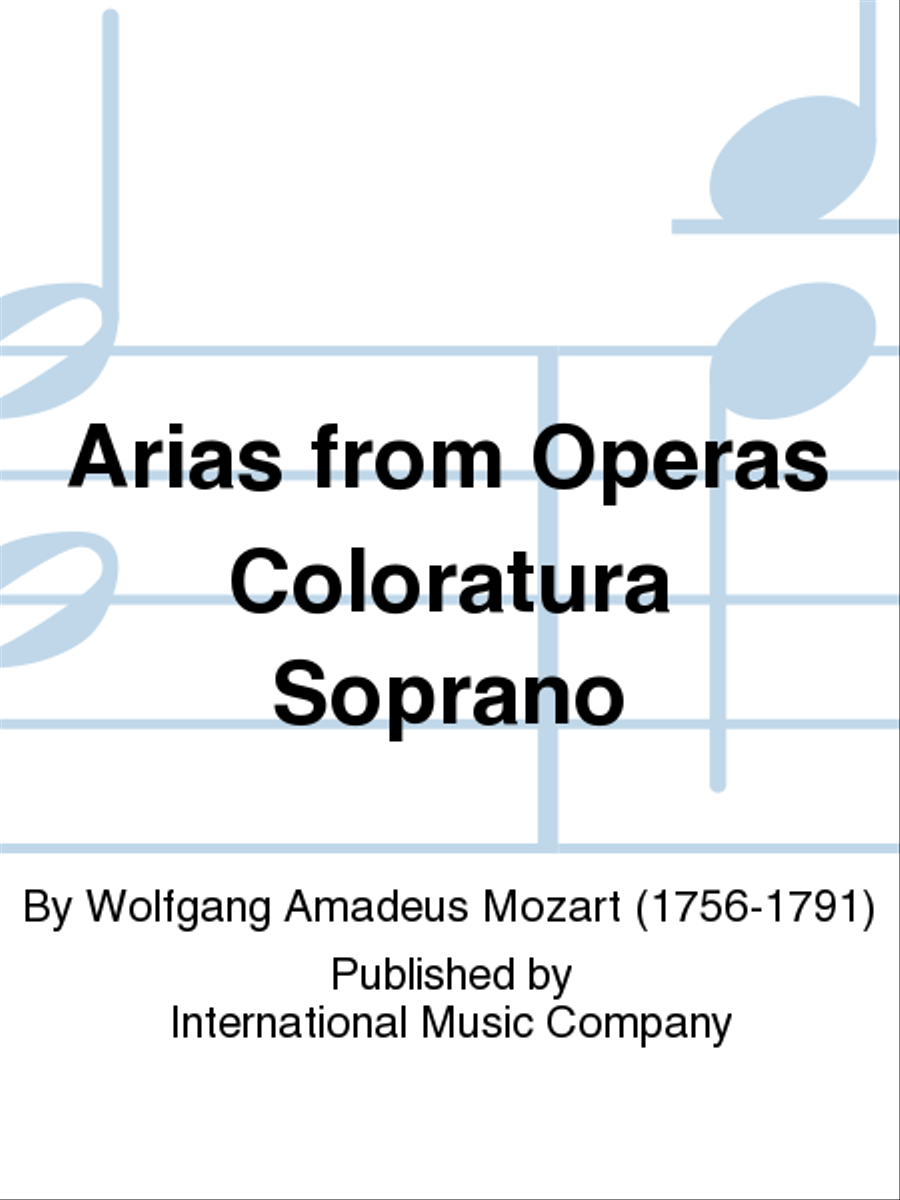 Coloratura Soprano. 10 Arias Soprano Voice scores gallery preview page 1