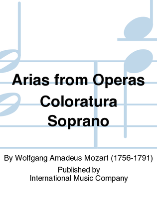 Book cover for Coloratura Soprano. 10 Arias