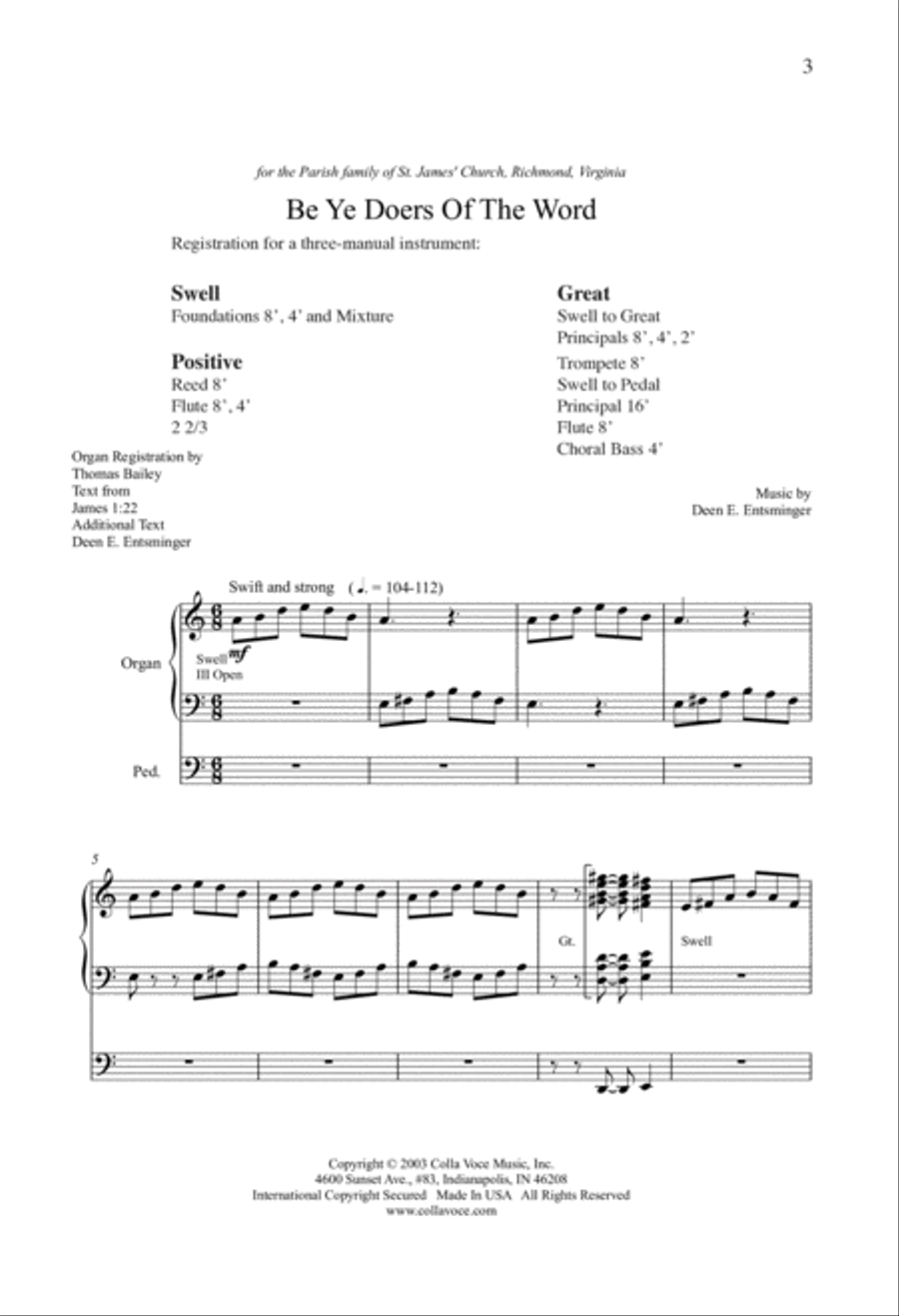 Be Ye Doers Of The Word Be Ye Doers Of The Word 4-Part scores gallery preview page 2