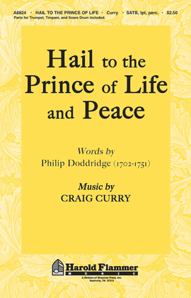 Book cover for Hail to the Prince of Life and Peace
