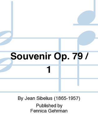 Book cover for Souvenir Op. 79 / 1