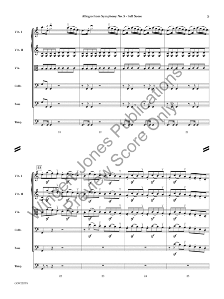 Allegro String Orchestra scores gallery preview page 4