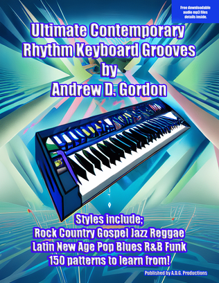 Book cover for Ultimate Contemporary Rhythm Keyboard Grooves