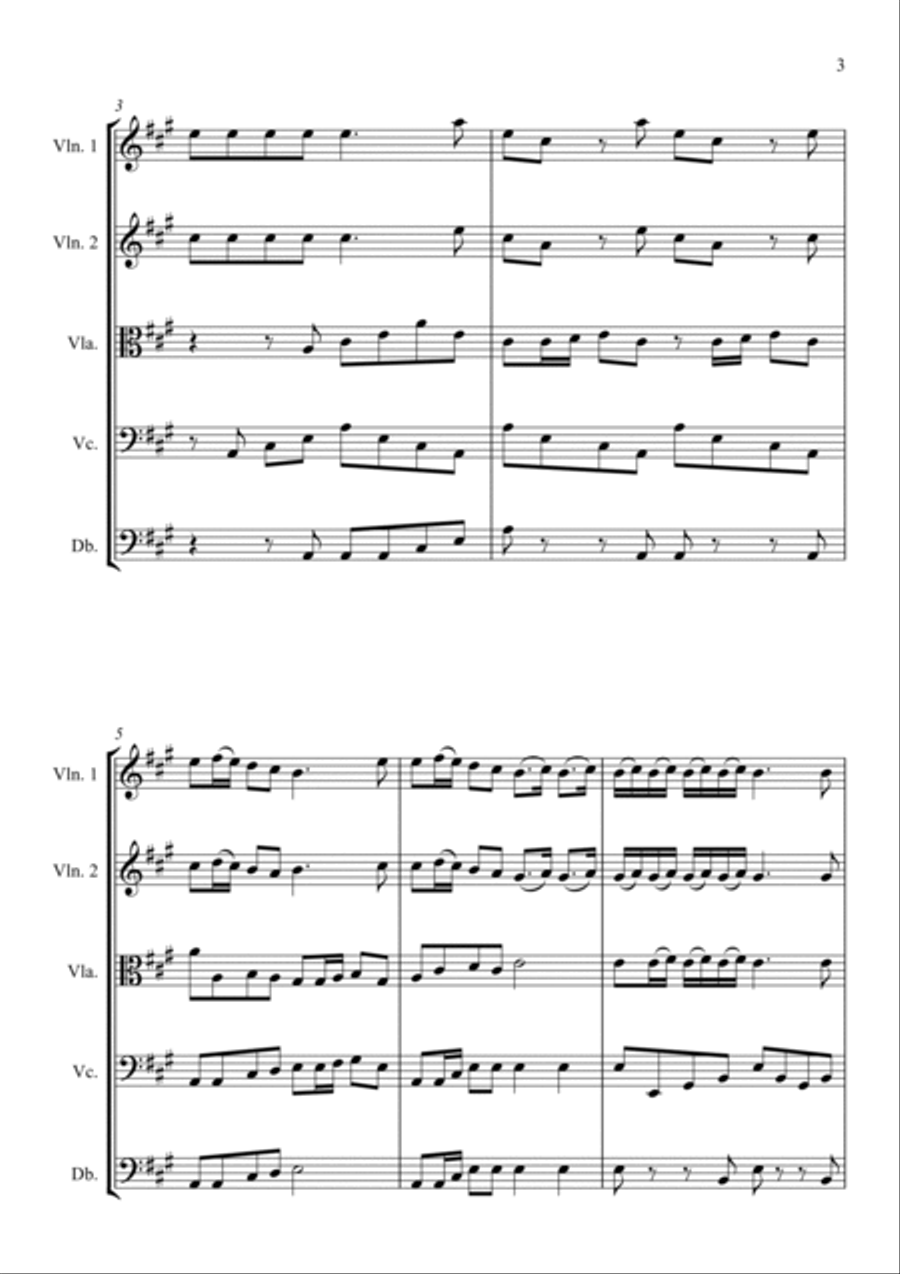 La Rejouissance (from Music for the Royal Fireworks) - String Orchestra String Orchestra scores gallery preview page 6