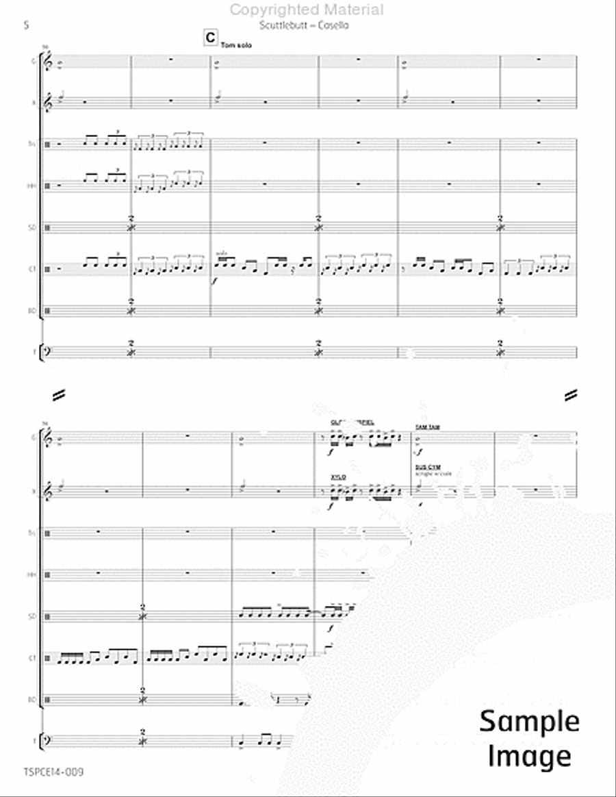 Scuttlebutt Percussion Ensemble scores gallery preview page 9