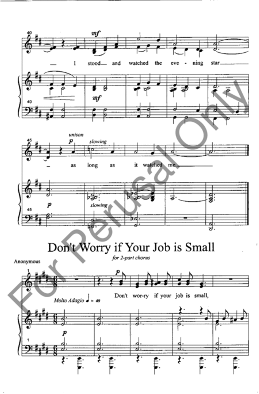 Two Songs Two Songs SA scores gallery preview page 5