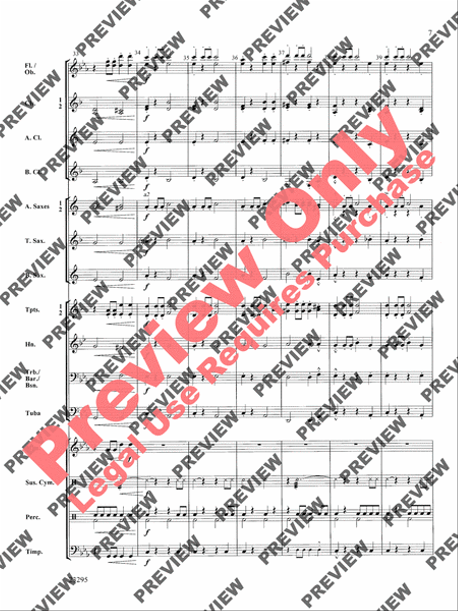 Stormchasers Concert Band scores gallery preview page 8