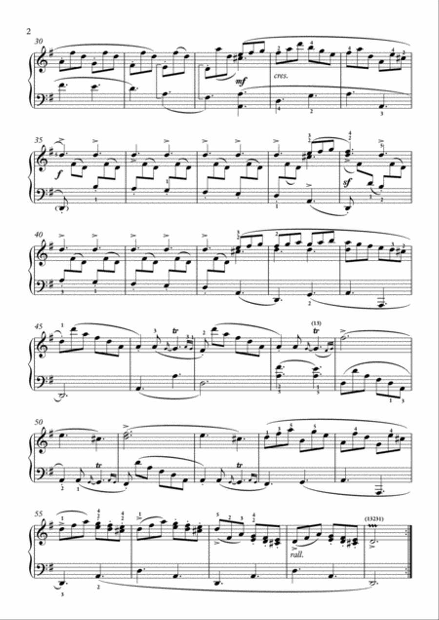 Scarlatti-Sonata in G-Major L.290 K.477(piano) Piano Solo scores gallery preview page 3