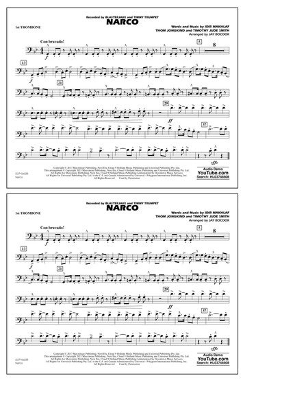 Narco (arr. Jay Bocook) - 1st Trombone