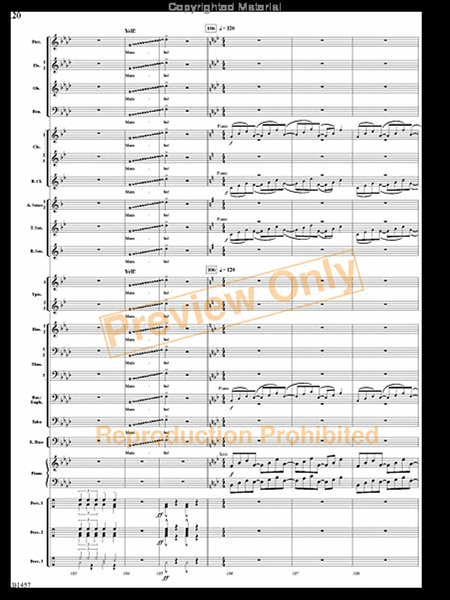 We Wish You a Mambo Christmas Concert Band scores gallery preview page 19