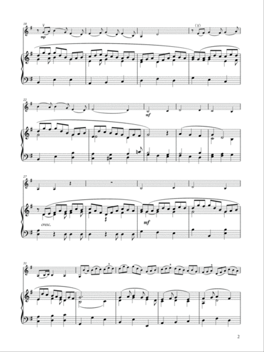 Jesu, Joy of Man's desiring BWV 147 Violin Solo scores gallery preview page 2