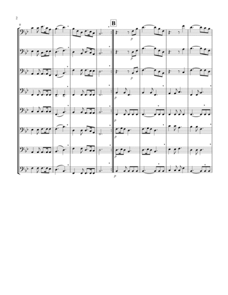 Silent Night (Bb) (Violoncello Octet)