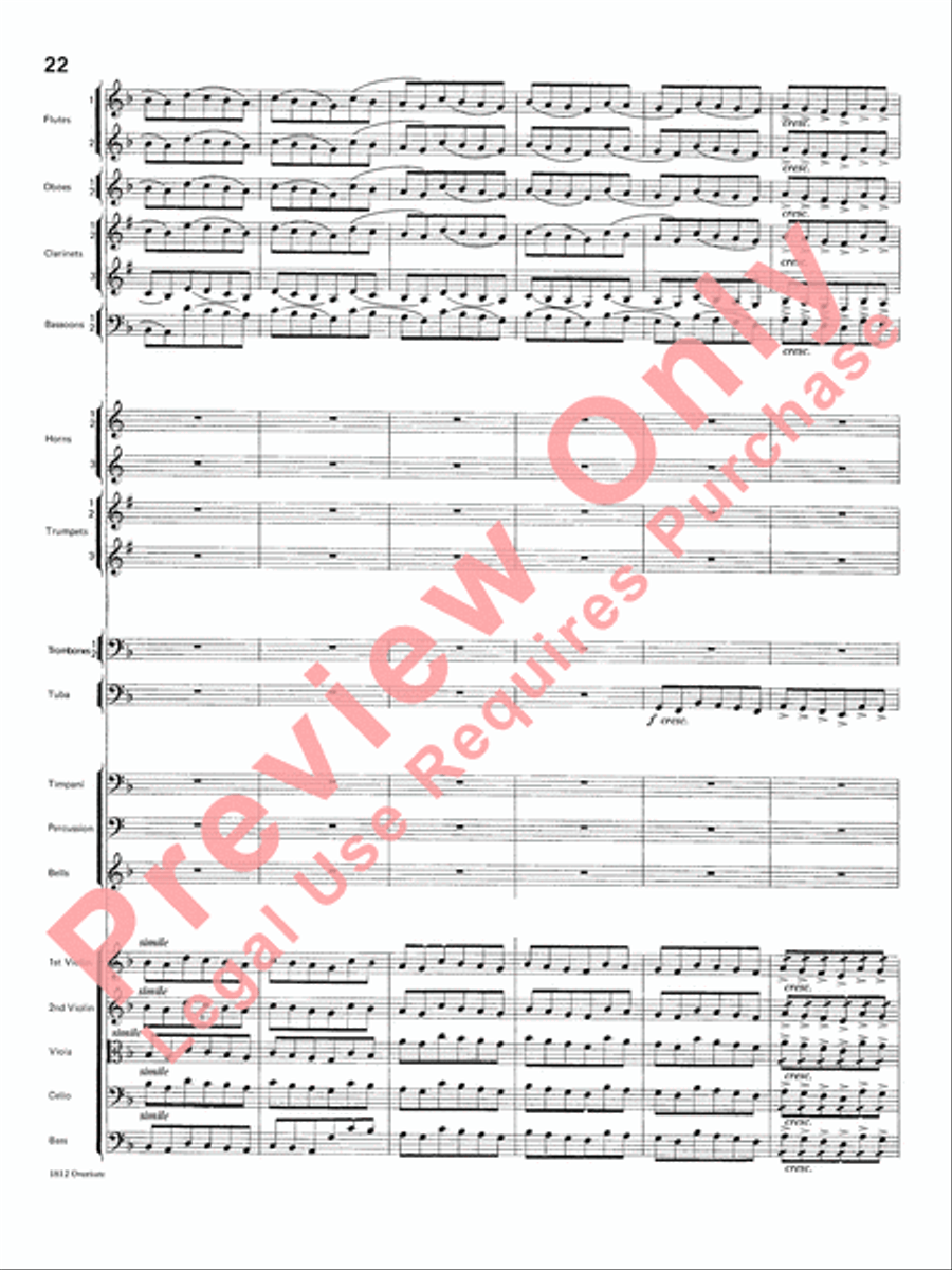 Overture 1812 Overture 1812 Full Orchestra scores gallery preview page 23