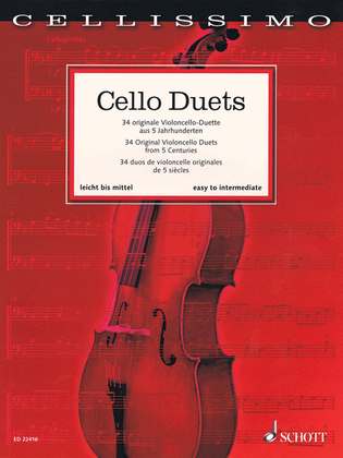 Book cover for Cello Duets