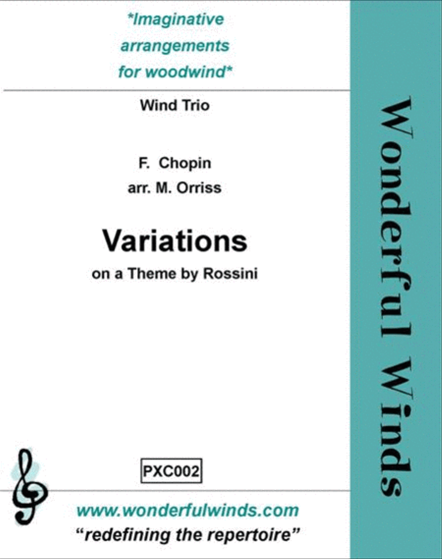 Variations On A Theme By Rossini Oboe scores gallery preview page 1