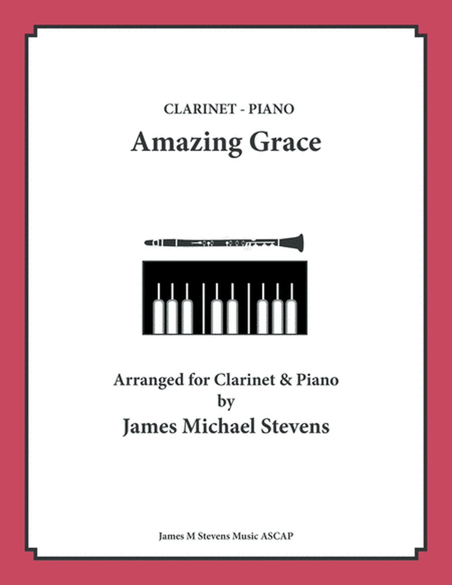 Amazing Grace - Solo Clarinet & Piano image number null