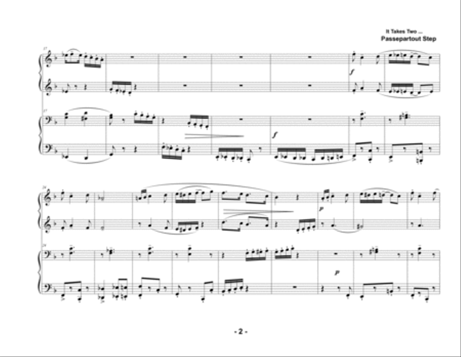 Passepartout Step Set of Parts scores gallery preview page 2