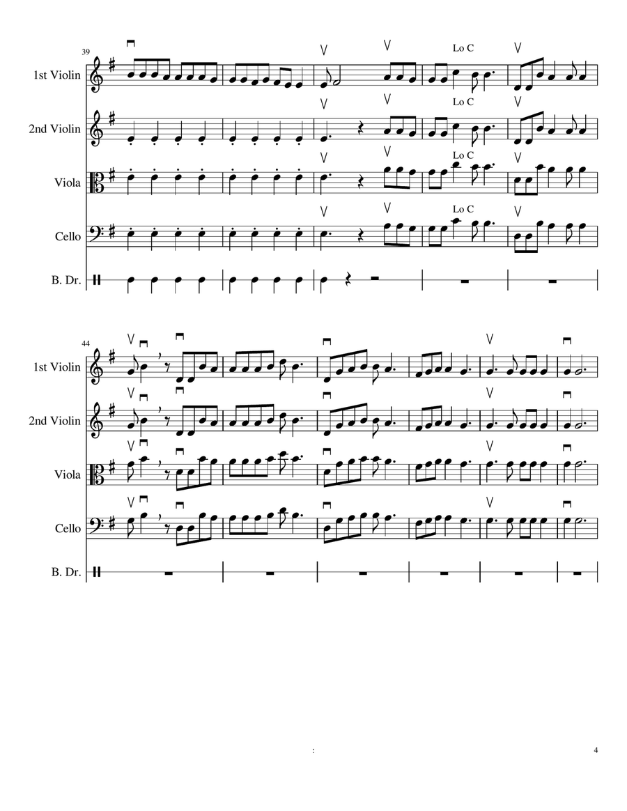 The Greatest Show Chamber Orchestra scores gallery preview page 4