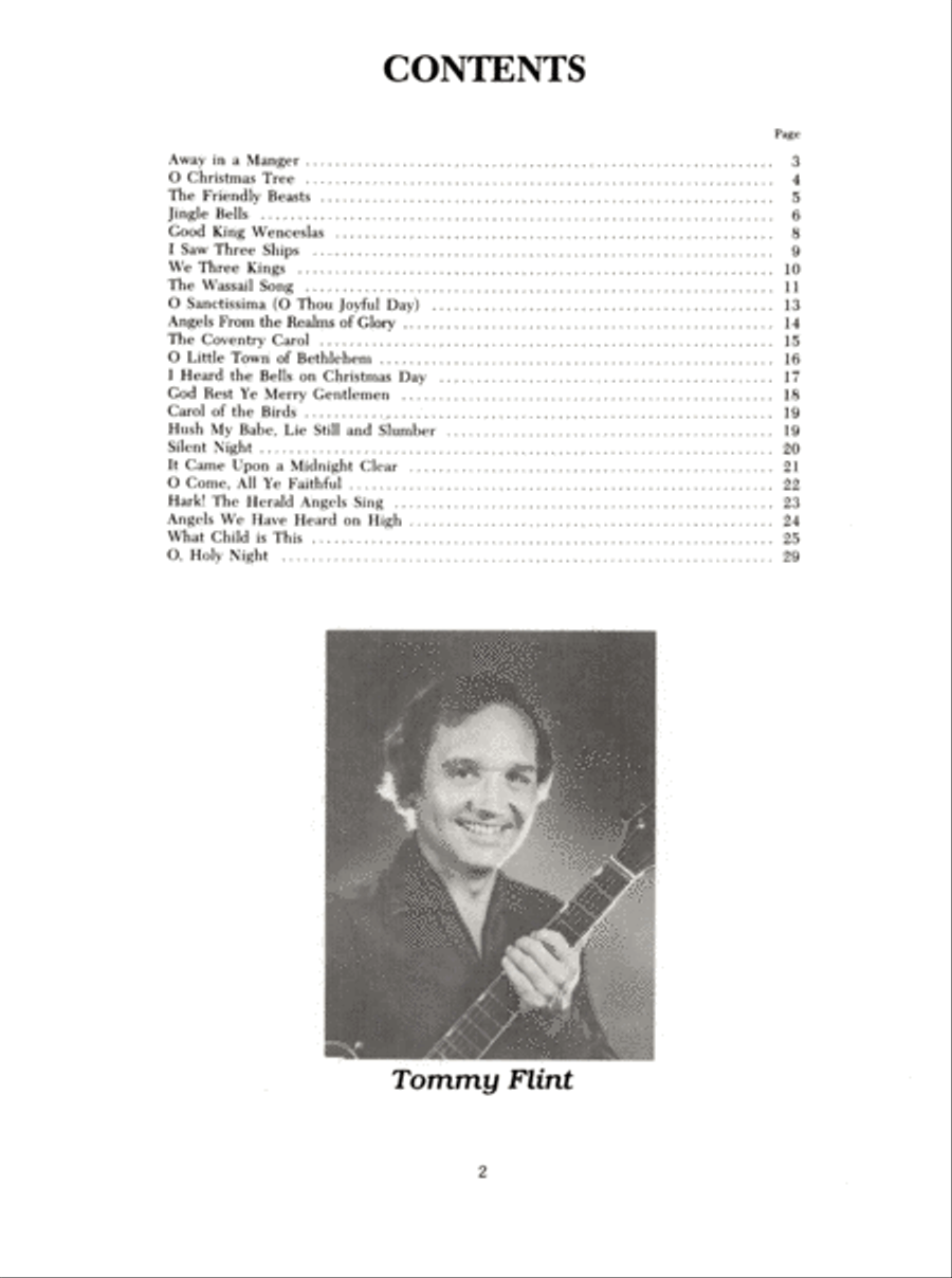 Christmas Songs for Fingerstyle Guitar Fingerpicking Guitar scores gallery preview page 3