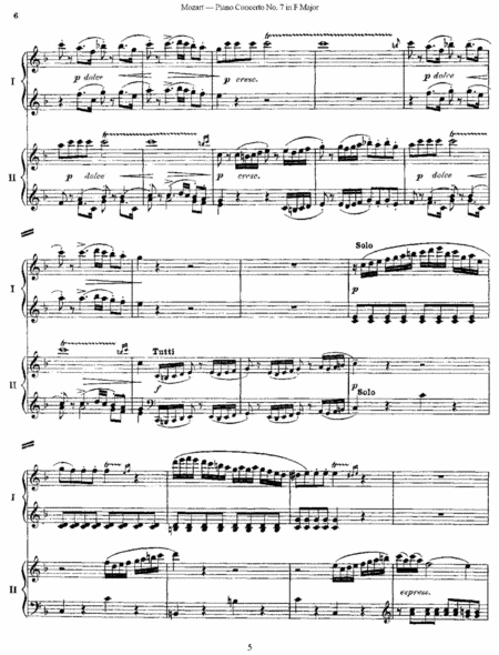 Mozart - Piano Concerto No. 7 in F Major K. 242