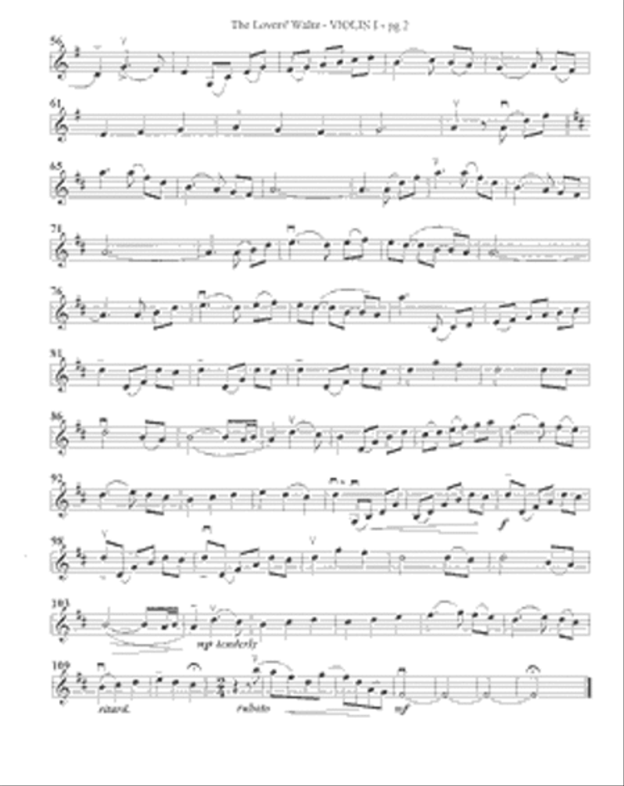 The Lover's Waltz String Duet scores gallery preview page 3
