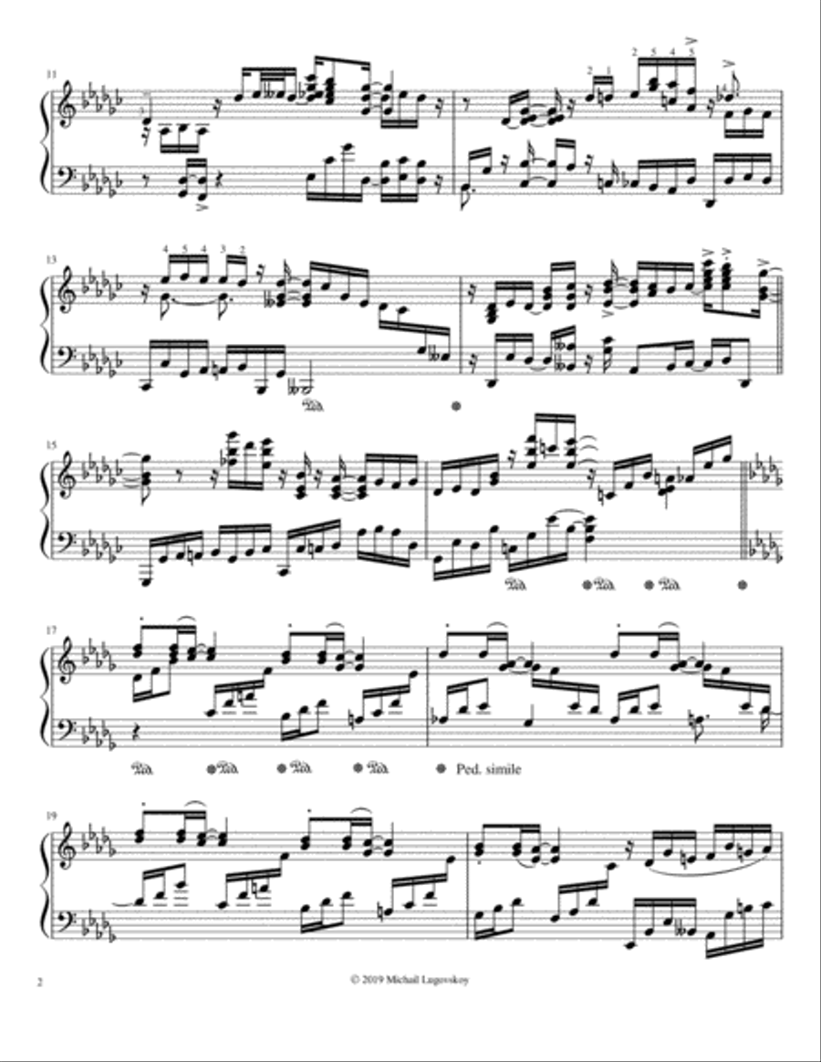 Test flight Piano Solo scores gallery preview page 2